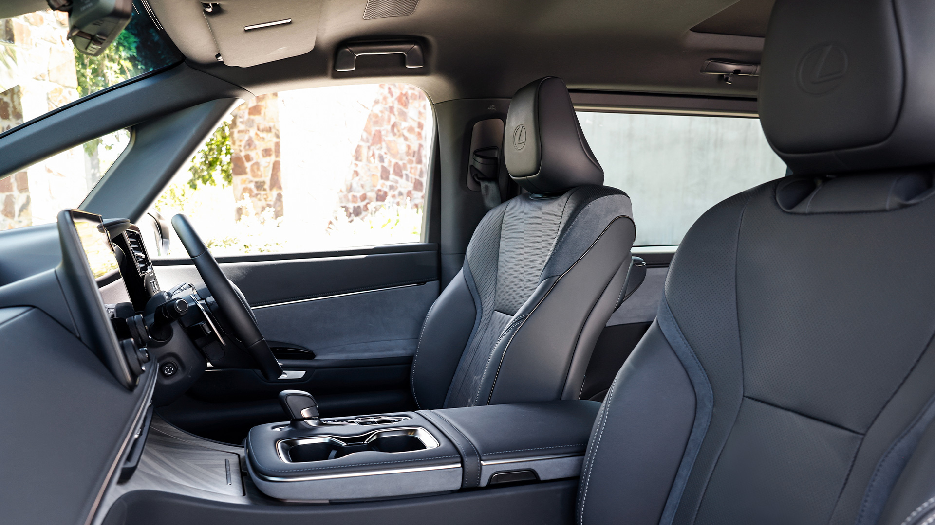 Cockpit of the Lexus LM, fit with luxurious seating and connected technology
