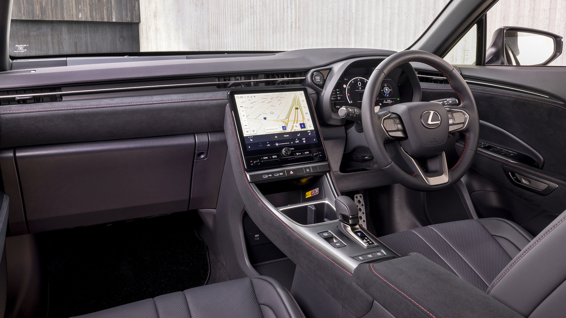 Interior cabin of Lexus LBX Morixo RR