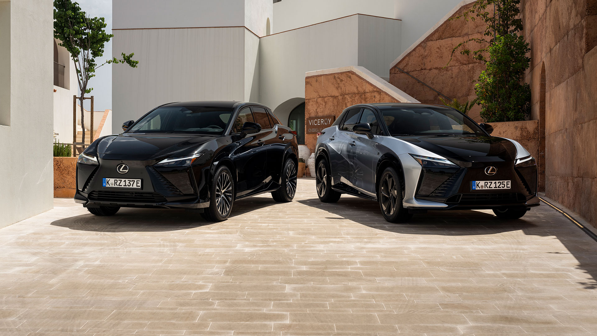The new Lexus RZ 550e and RZ 500e