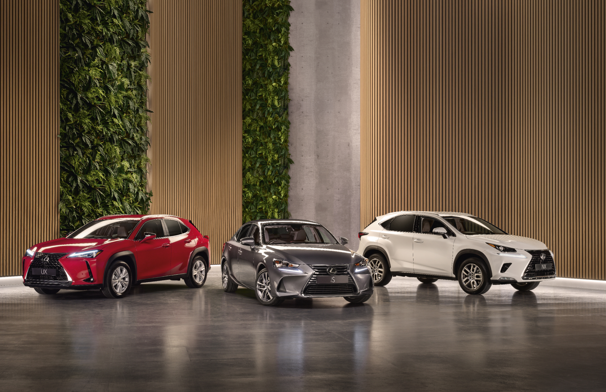 Lexus UX, IS and NX Luxury models