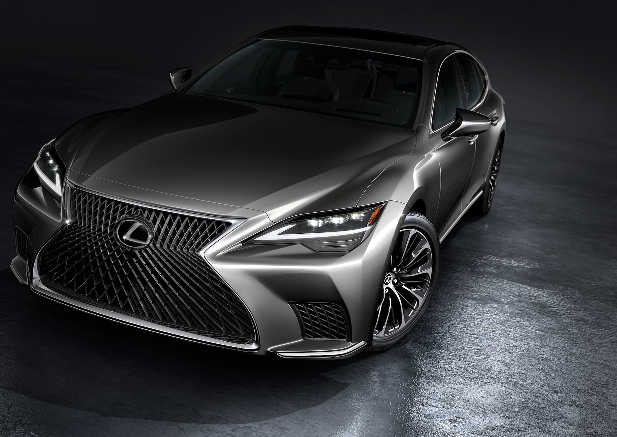 Lexus LS front three quarter view