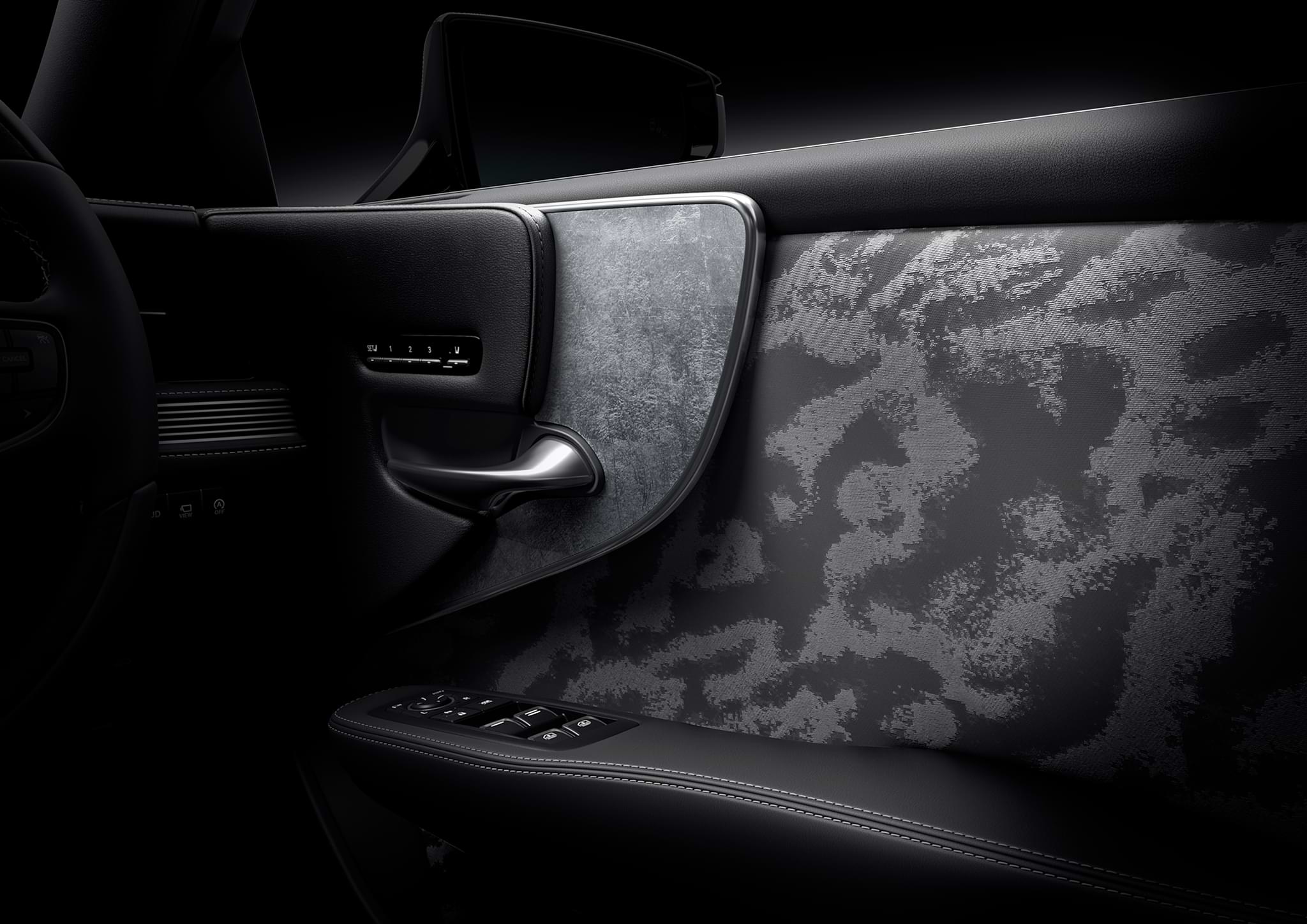 Lexus LS Haku x Nishijin Ori ornamentation