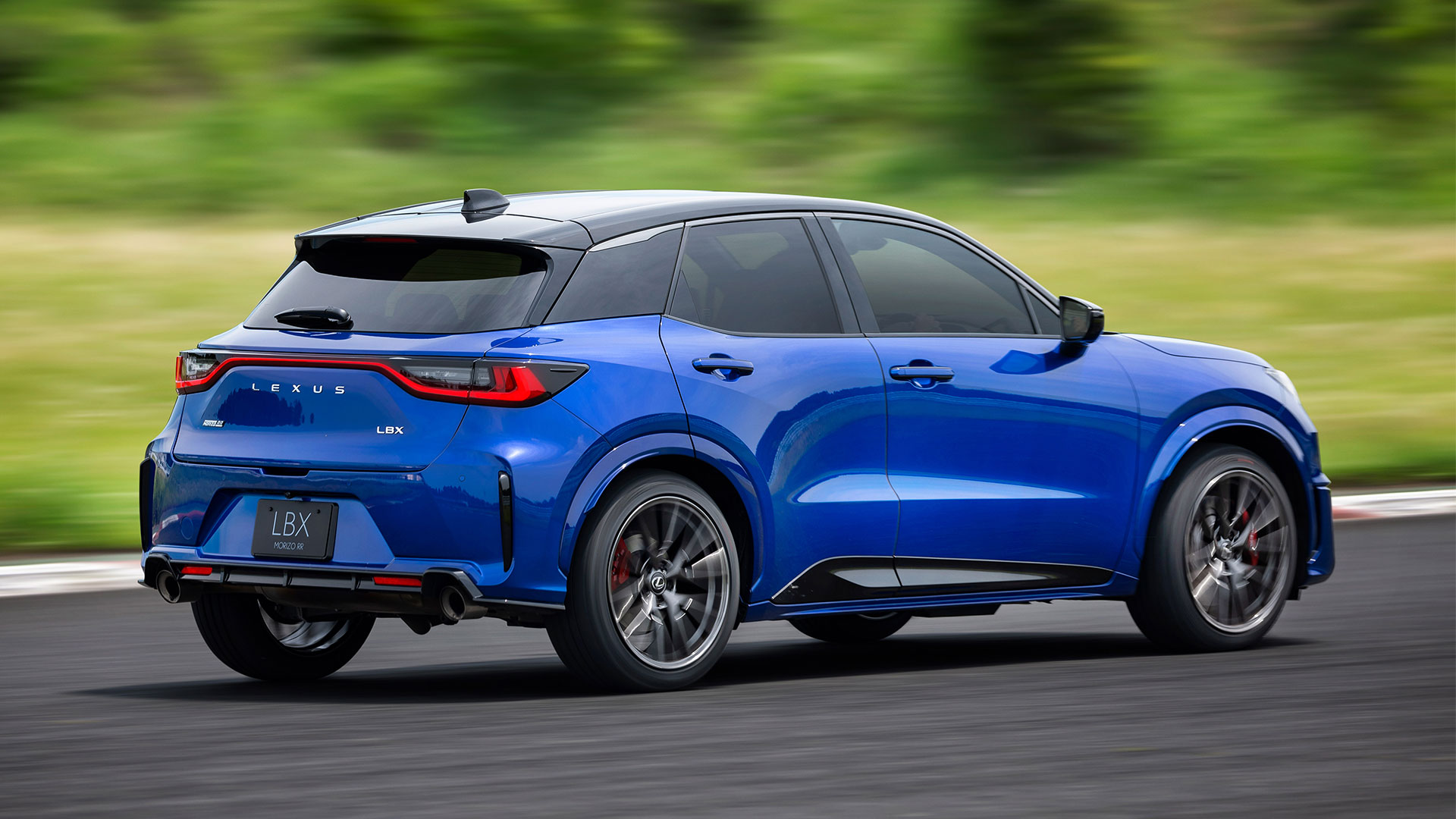 Lexus LBX Morizo RR. Pre-production model shown.