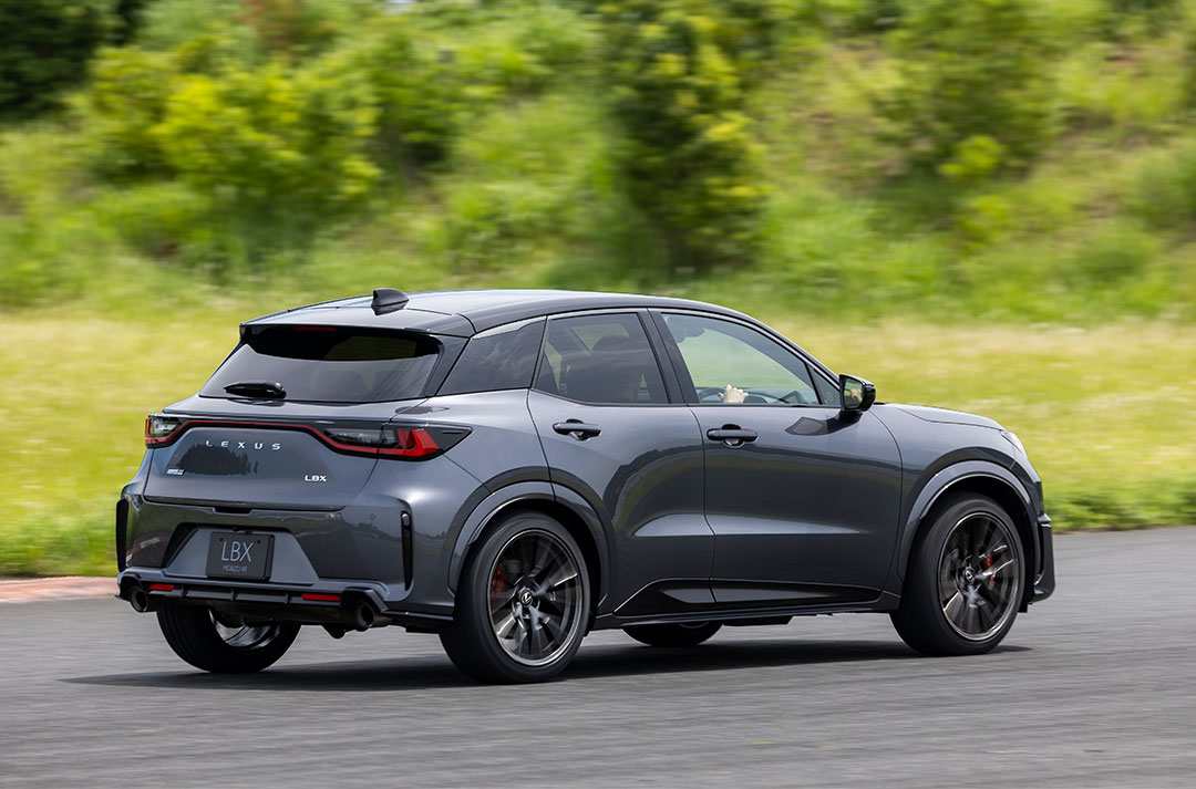 Lexus LBX Morizo RR. Pre-production model shown.
