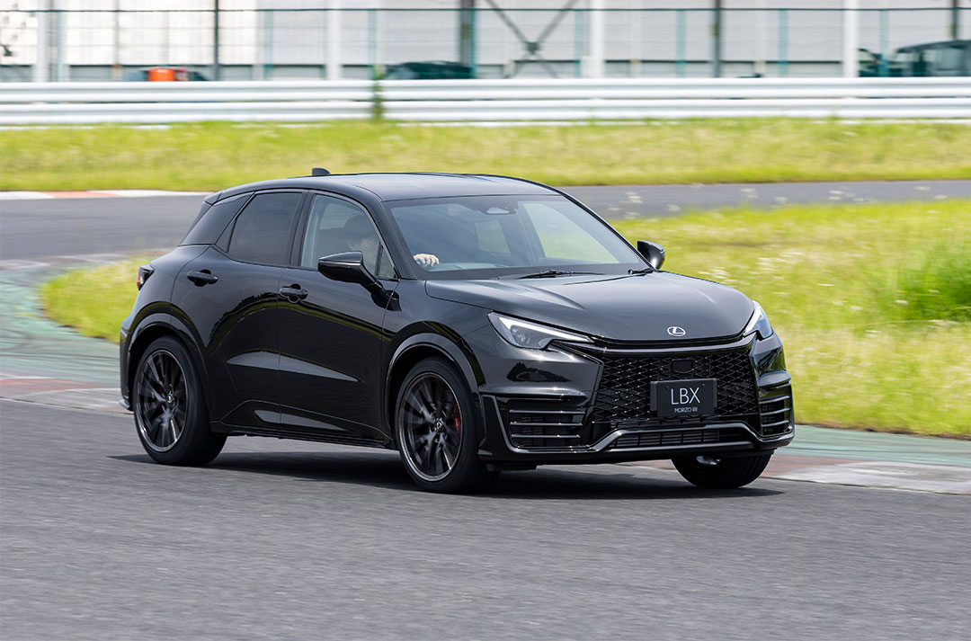 Lexus LBX Morizo RR. Pre-production model shown.