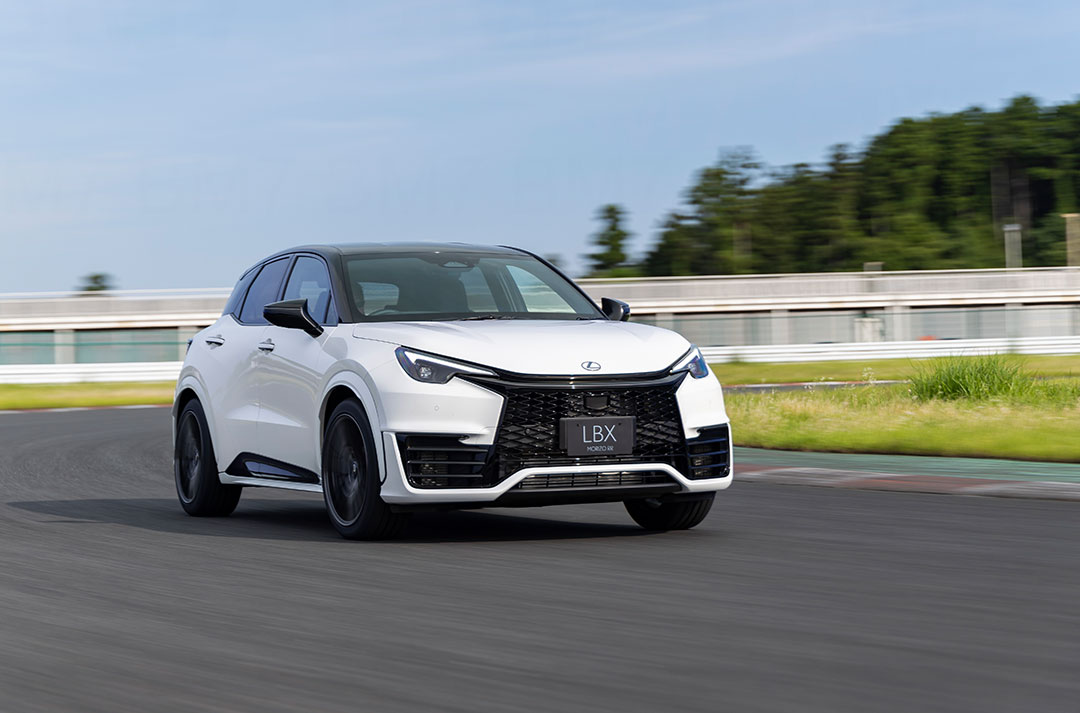 Lexus LBX Morizo RR. Pre-production model shown.