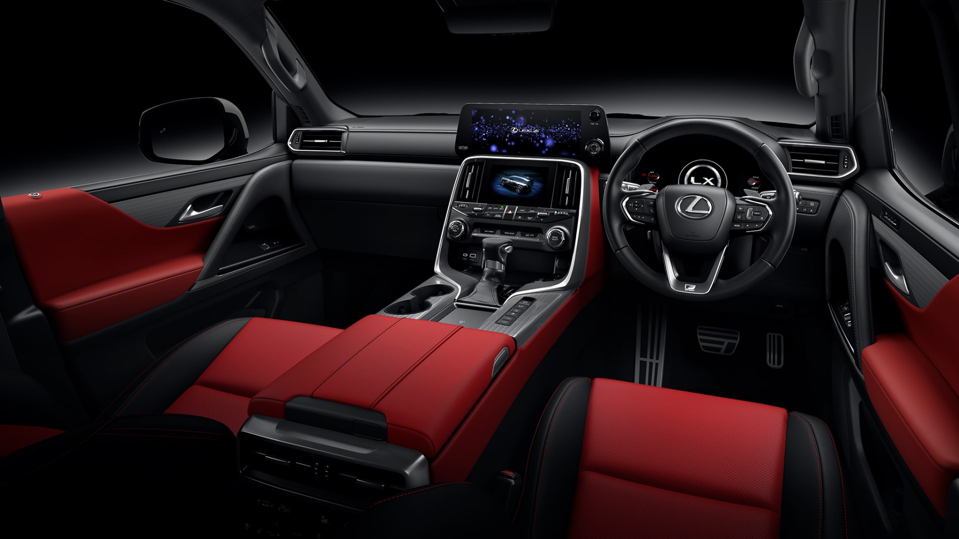 Interior of F Sport LX
