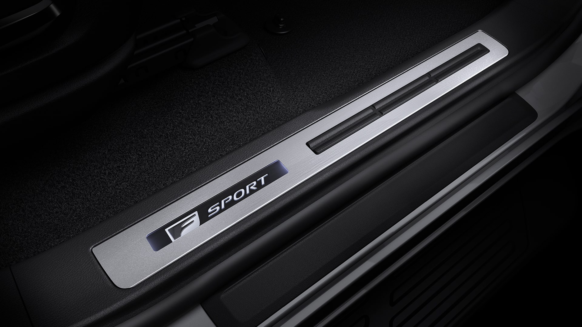 LX F Sport scuff plates