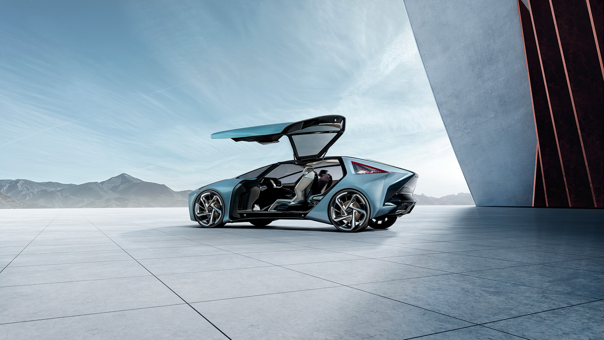 Concept vehicle shown. Not available for purchase.