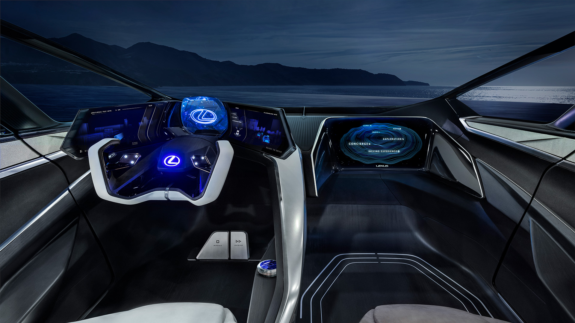 Concept vehicle shown. Not available for purchase.