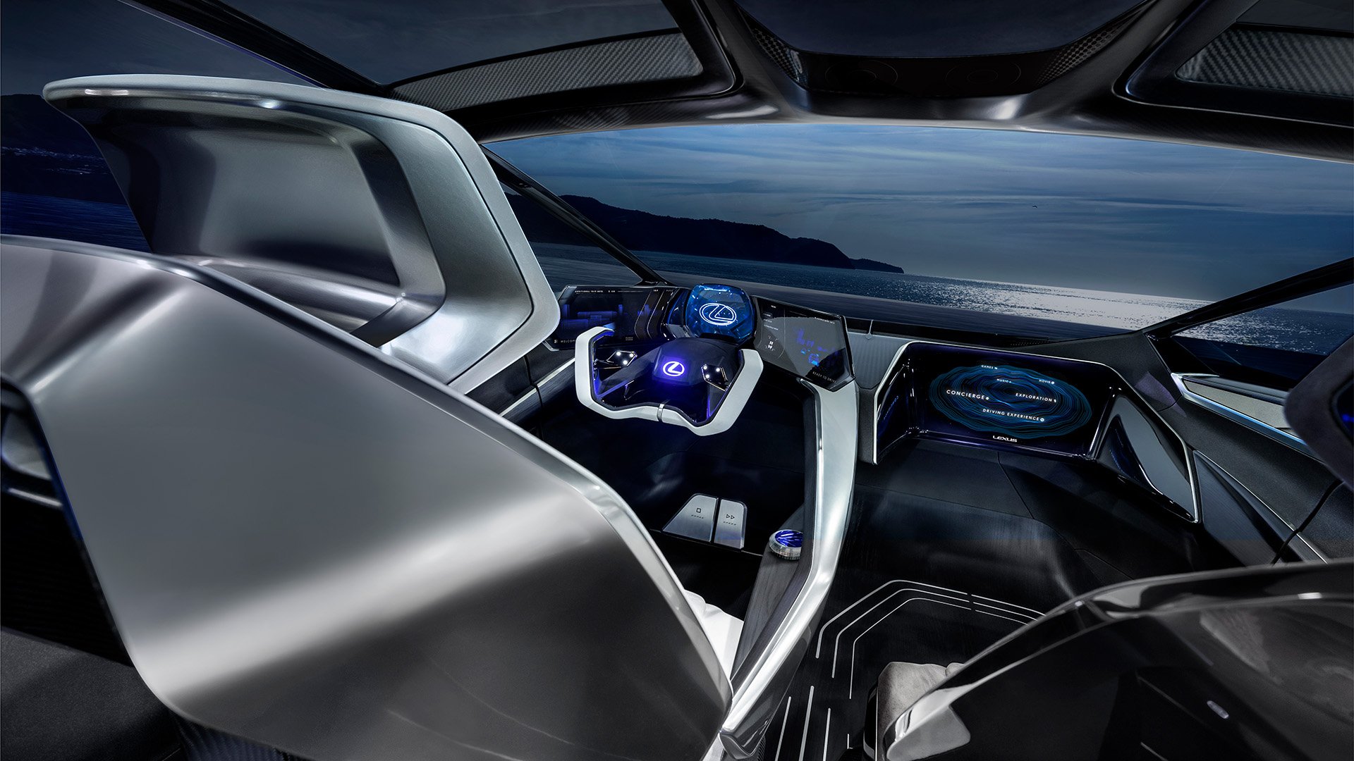 Concept vehicle shown. Not available for purchase.