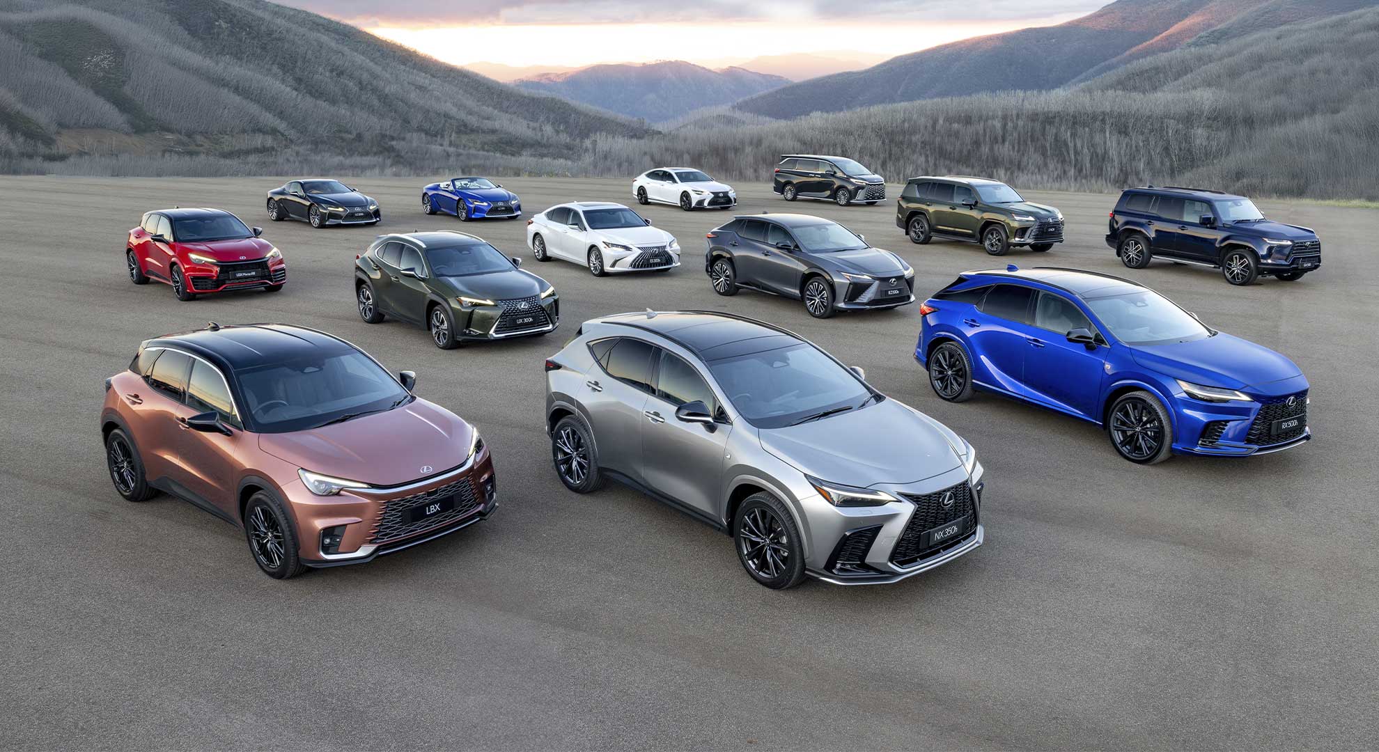 The Lexus range