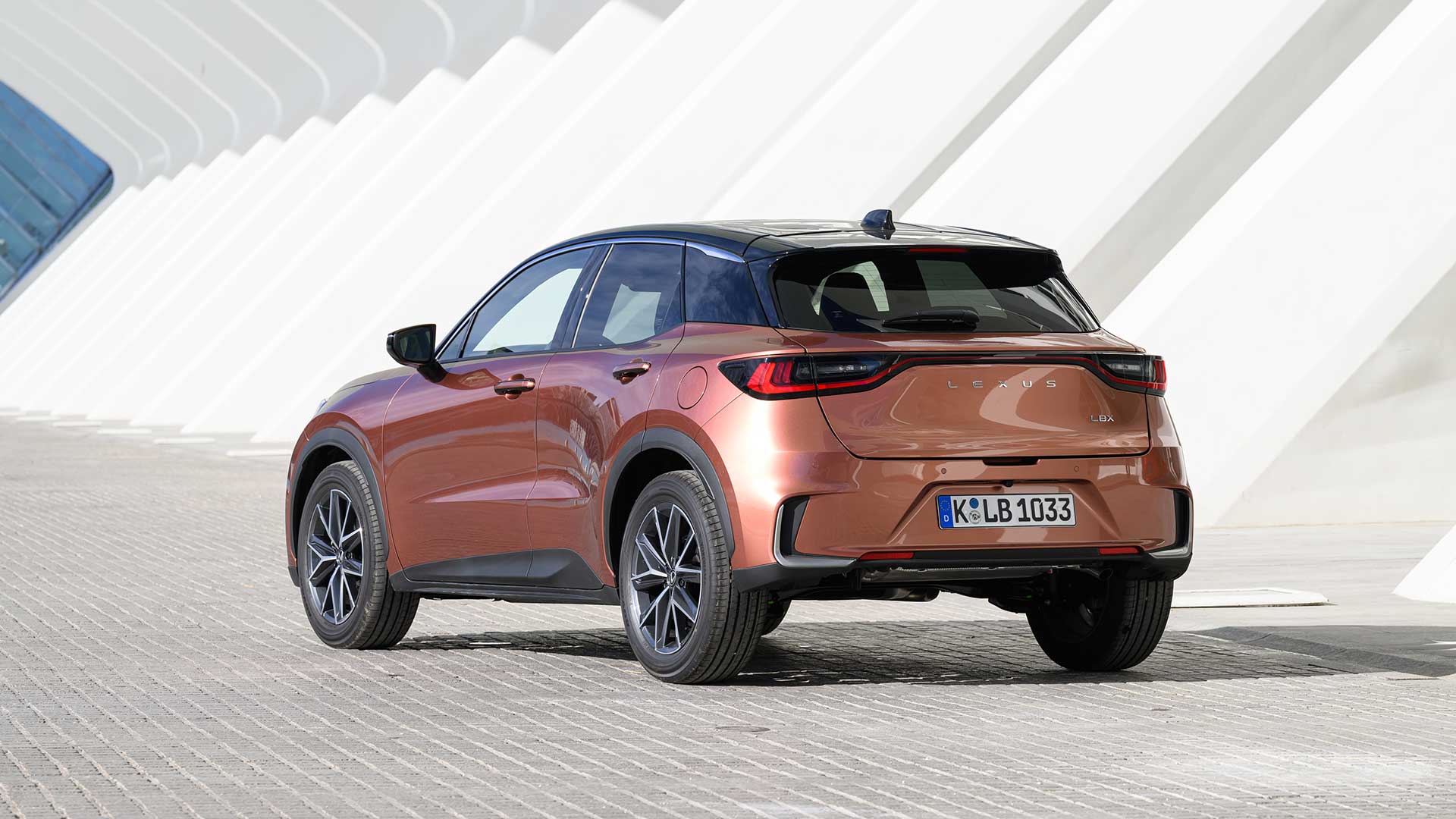 The Lexus LBX. Overseas pre-production model shown. Australian grades, features & specifications may differ.