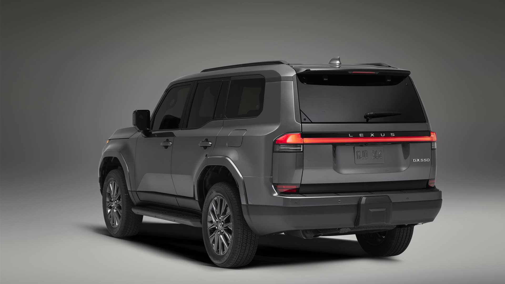 Rear view of the Lexus GX