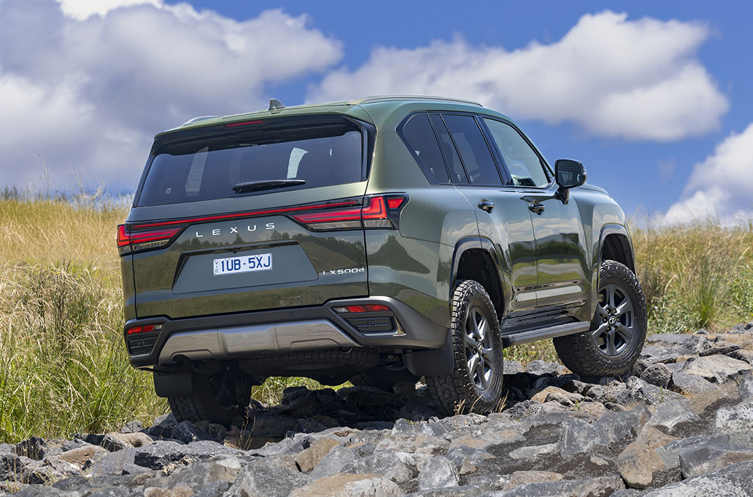 The Lexus LX flagship SUV range grows in 2025 to include the off-road focused Overtrail.