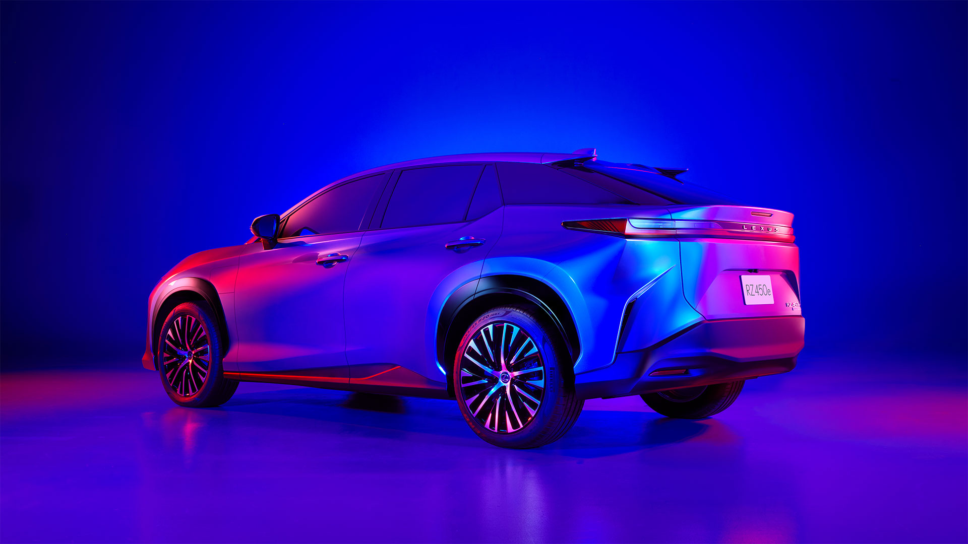 Lexus RZ pre-production model