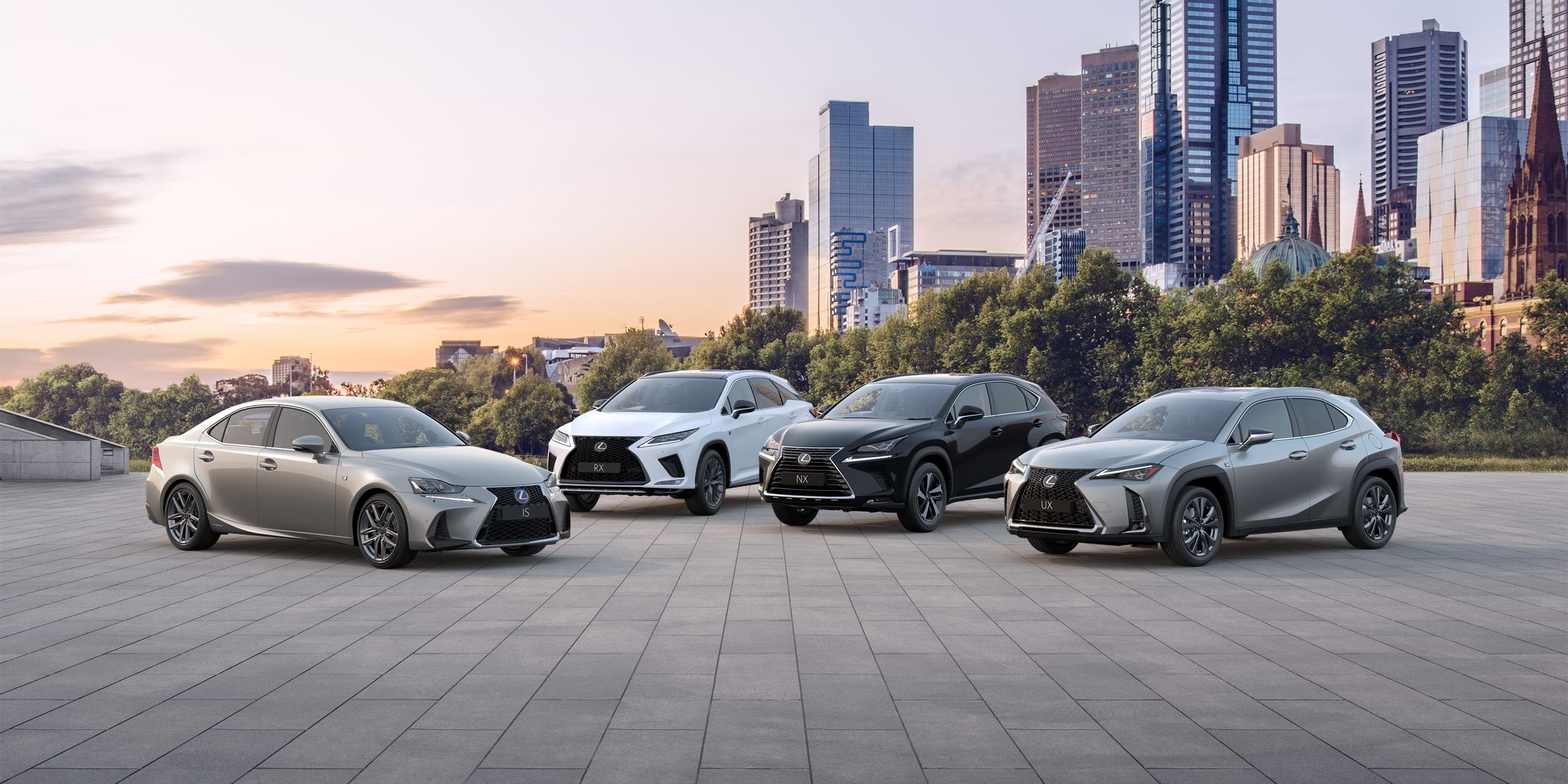 Lexus IS, RX, NX and UX 2020 models